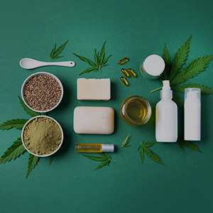 images of marijuana products. comparing products from MÜV